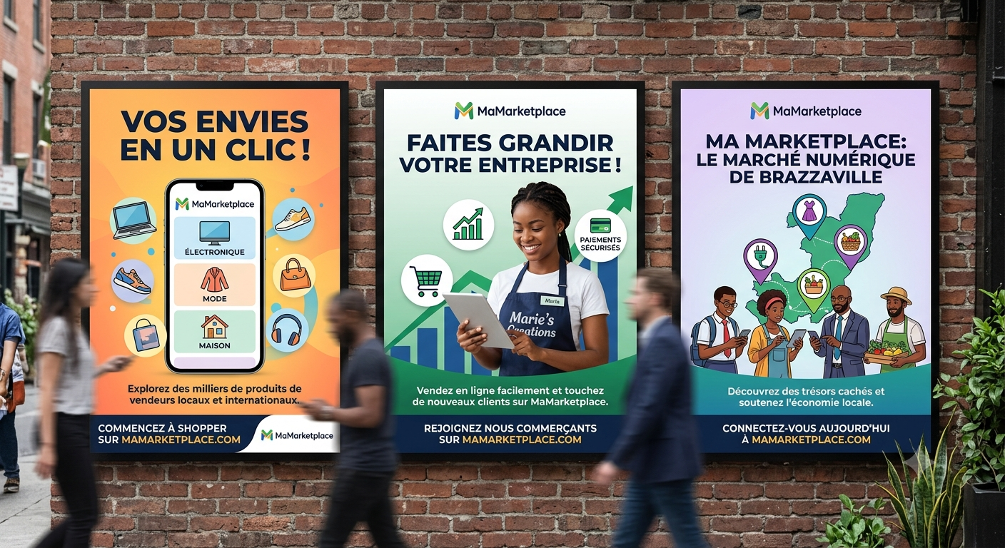 Explorez, vendez, connectez-vous sur MaMarketplace